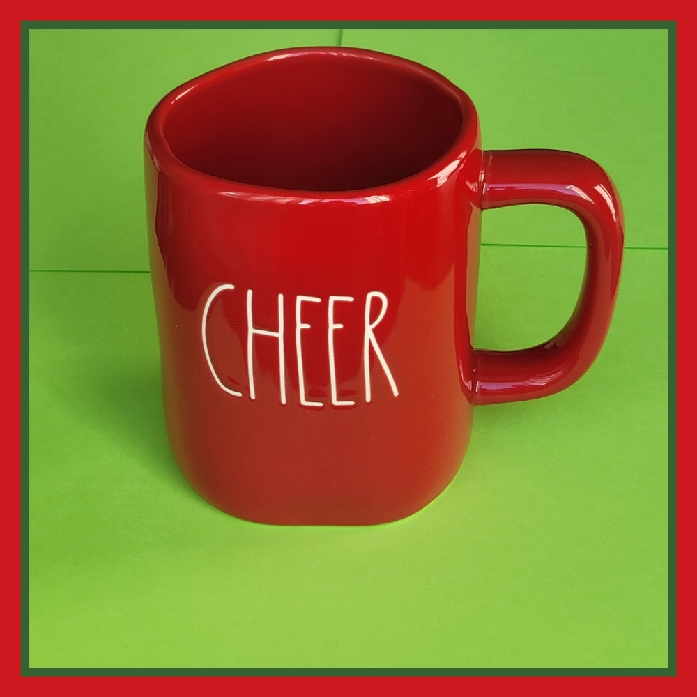 Rae Dunn Red Holiday Cheer Mug